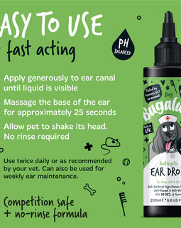 Bugalugs Antiseptic Ear Drops 200ml