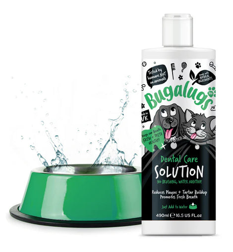 Bugalugs Dental Care Solution Water Additive 250ml