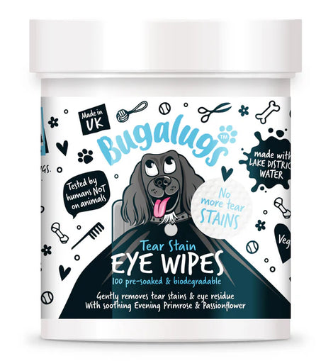 Bugalugs Tear Stain Eye Wipes 100p