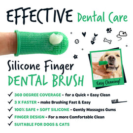Bugalugs Silicone Finger Dental Toothbrush