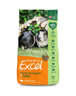 Burgess Excel Guinea Pig Nuggets Mint 1.5kg + 20%