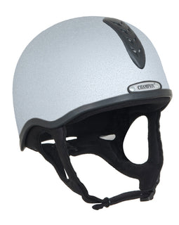 Champion X-Air Junior Jockey Helmet Silver