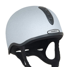 Champion X-Air Junior Jockey Helmet Silver