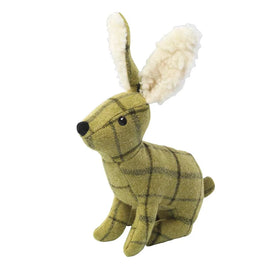 House of Paws Tweed Hare Dog Toy