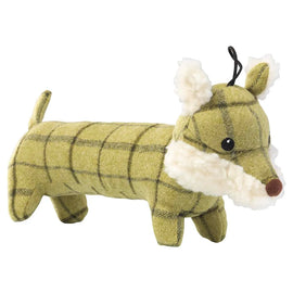 House of Paws Tweed Fox Dog Toy