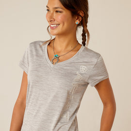 Ariat Laguna Logo T-Shirt Alloy