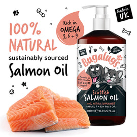 Bugalugs Scottish Salmon Oil 500ml