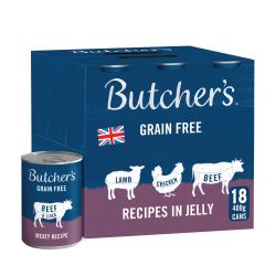 Butchers Grain Free Recipes in Jelly 18pk