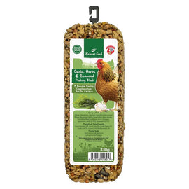 Natures Grub Pecking Block Garlic & Herb 330g