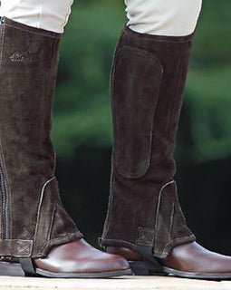 Shires Suede Moretta Half Chaps