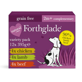 Forthglade Grain Free Just 90% Multibox 12x395g