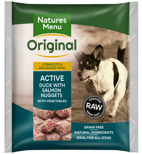 Natures Menu Active Nuggets Duck with Salmon 1kg